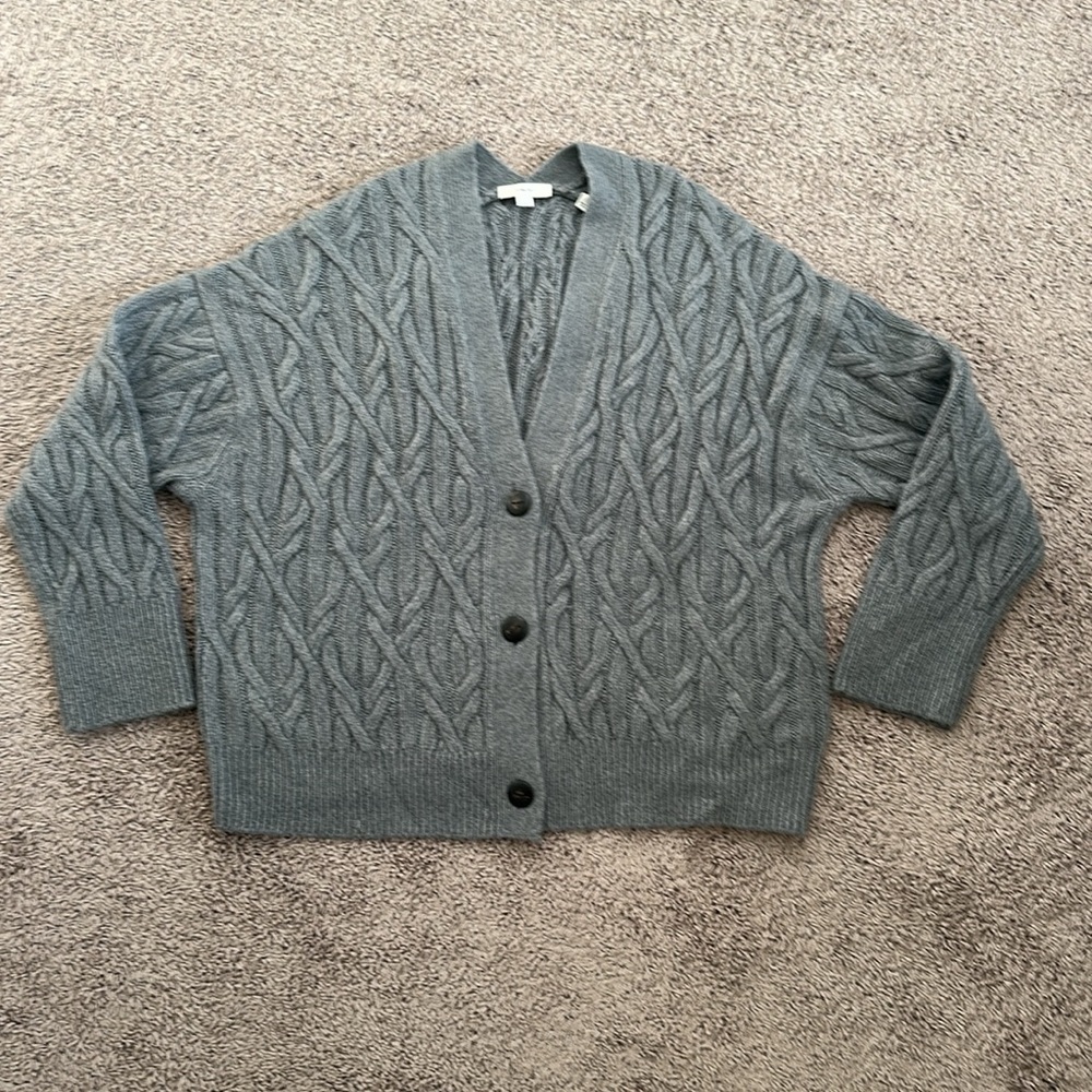 Vince Women’s Interlocking Cable Wool-Cashmere-Bl… - image 7